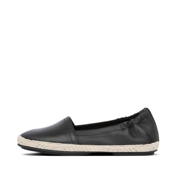 Fitflop Lena Womens - Black Loafers NZ-469659